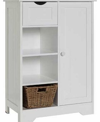 This slimline storage unit is the perfect for solution for any room in your house. With 4 shelves and a drawer it can conviently store all your belonging. leaving your house looking tidy and clutter-free. Size H82. W56. D30.5cm. 4 shelves. Weight 14.