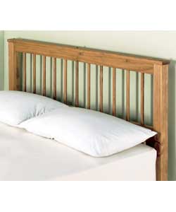 Shaker Solid Pine Spindle Double Headboard