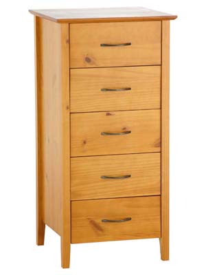 SHAKER STYLE 5 DRAWER CHEST