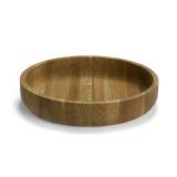 Unbranded Shallow wooden serving bowl