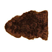 Use this chocolate coloured rug to add a touch of colour to your room. This rug is made from 100 woo