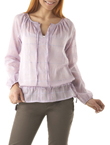 Unbranded Sheer, self-patterned blouse