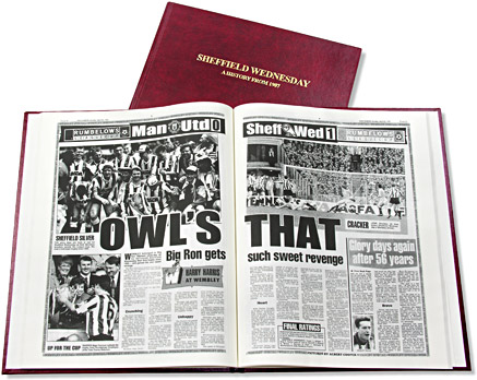 Capture the history and greatest moments of Sheffield Wednesday? through the newspapers  as written 
