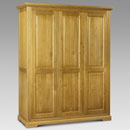 Sheraton Pine 3 door wardrobe furniture