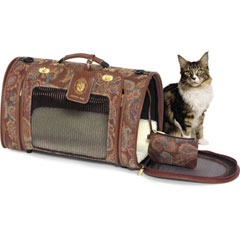 The Sherpa Paris Pet Carrier is designed to have classic old world charm in a sophisticated style. I