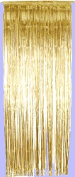 Shimmer Curtain - Gold - 2.4m x 0.9m