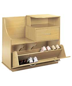 Unbranded Shoe Storage Cabinet with Seat