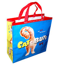Enjoy carrying this cat butt covered bag around town! Size: 16 x 15 x 6.