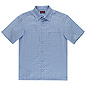 * Short sleeve shirt * With blue check print * Sta
