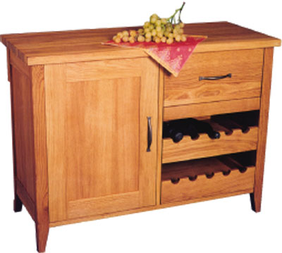 SIDEBOARD WITH WINE RACK