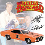 Signed Dodge Charger General Lee Dukes of