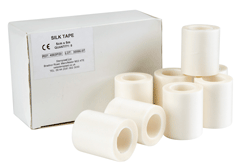 The Silk Tape - Sterotape is a silk finished, non stretch, water repellent, hypo-allergenic tape tha