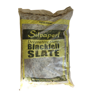 Unbranded Silvaperl Decorative Stone Blackfell Slate - 25kg