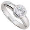 Silver CZ ring