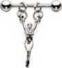 Silver Hanging Lady Nipple Barbell Add On