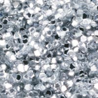 silver hexagon glitter confetti