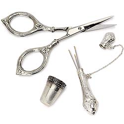 Silver Sewing Set. Enjoy one of the oldest skills
