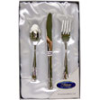 Baby Gifts and Toys - Silverplated 3 Piece Christening Cutlery Set