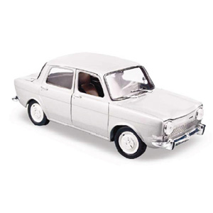 Norev has announced a 1:18 scale replica of the Simca 1000 LS from 1974 finished in white.