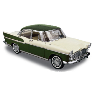 Norev has announced a 1:18 scale replica of the 1958 Simca Chambord finished in a green/cream colour