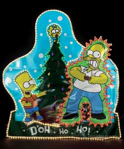 Add a touch of seasonal Simpsons merriment to your home with this 115cm light-up Simpsons ropelight