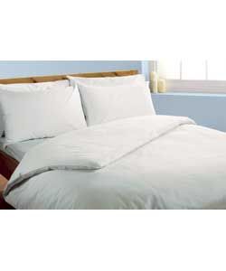 Includes duvet cover and 1 pillowcase. 52% polyest