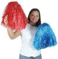 Smaller cheerleaders often use these Pom-Poms as the handles extend the reach of the dance and are