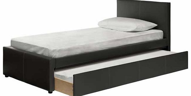 Unbranded Single Suki Storage Bed Frame with Trundle Bed -