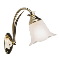 Height: 230mm Width: 220mm, Requires max 1 x 40w BC Candle or 1 x 60w BC GLS B22 bulb, Brass effect