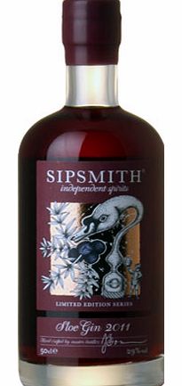 Unbranded Sipsmith Vintage Sloe Gin 50cl Bottle