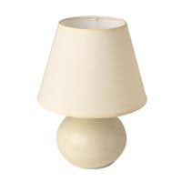 Skittle Touch Table Lamp and Shade Cream