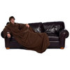 Think of the Slanket as a genetic cross-breed between a fleece and a blanket and you