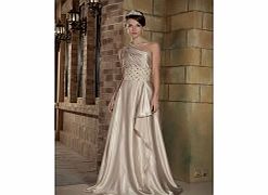 Unbranded Sloping shoulder Terse Wedding Dresses (Stretch