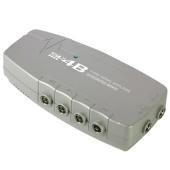 Designed to distribute the signals from a digital satellite receiver and FM/DAB aerial to up to 4 TV