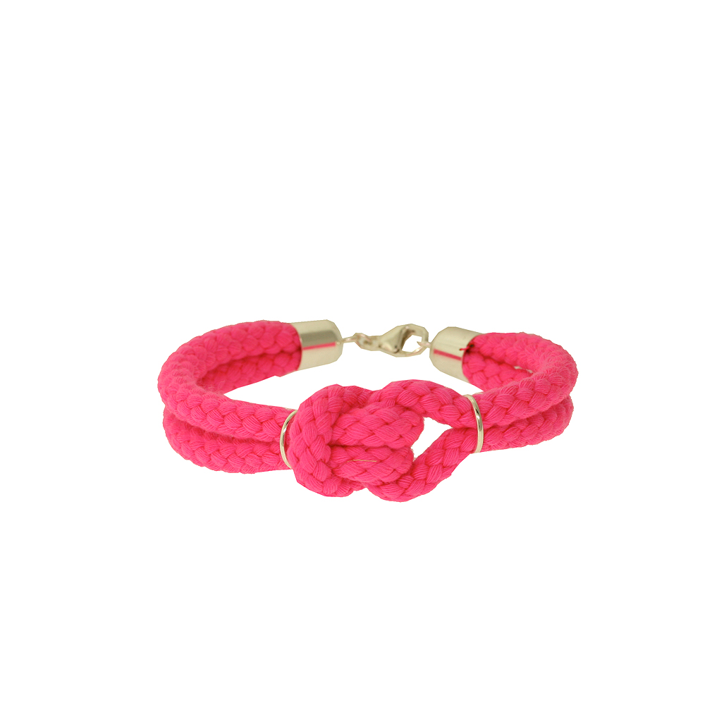 Unbranded Small Knotted Cord Bracelet - Pink