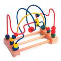 Small Motor Activity Coil Educational Wooden Toy