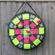 A colourful inflatable dartboard that will have you playing like a professional player.