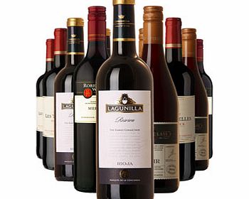 You can put your feet up and relax with this incredible selection of smooth and silky Reds. Perfect for winding down after a hard day, or enjoying with a well-deserved dinner. Exceptionally smooth and fruity Rioja, plummy South African Merlot and cla
