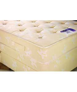 This easy care no turn; deep quilted mattress that features Silentnights unique Miracoil;
