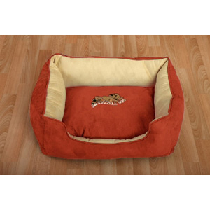 Unbranded Snoozzzeee Dog Sofa Bed - Cherry 27in/68cm