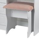 Snowden White dressing table stool furniture
