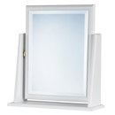 Snowden white single mirror furniture