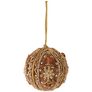 Soft Ball Decorations Brown