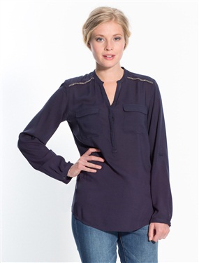 Unbranded Softly Draping Tunic Blouse