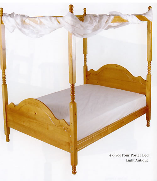 Sol Double Four Poster Bed