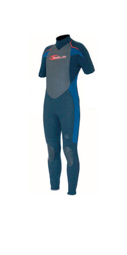 Unbranded SOLA Fury 3/2mm S/S Steamer Wetsuit