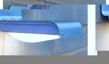 Solar-powered, motion detecting exterior house lightMade from stainless steelTurns on at dusk, light emits a constant glow and illuminates fully when motion is dectectedDetects up to two metres awaySolar panel: 5.5V 70mABattery: AA 800mAh li-ionBulb: