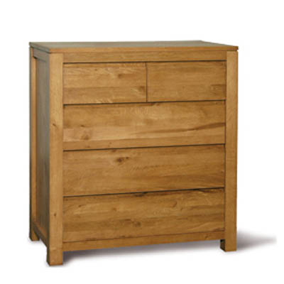 Unbranded SOLID OAK CHEST 3 2 SMALL SWISS