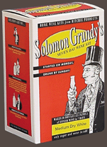 Unbranded SOLOMON GRUNDY MEDIUM DRY RED 30 BOTTLE