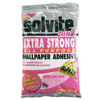 Solvite Wallpaper Adhesive Pink for up to 12 Rolls